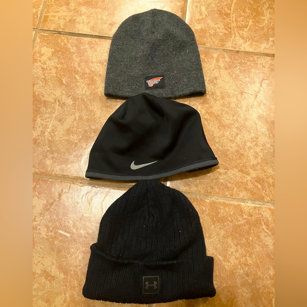 Five mens winter hats